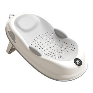 Support de bain <span class=keywords><strong>pour</strong></span> bébé Cadre de support de <span class=keywords><strong>baignoire</strong></span> néonatal Lit de bain pliable Protection de la colonne vertébrale antidérapante Plateau de bain température <span class=keywords><strong>pour</strong></span> bébé - Product Image 1