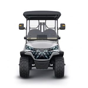 Carrito de Golf Eléctrico de 4 Ruedas y 4 Plazas, Potente, con Autonomía de 70-90 km para Carreteras No Públicas - Product Image 1