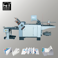 Machine à plier le papier A2 A3 A4 à grande vitesse 180 m/min, pliage automatique multi-volets pour brochures, dépliants, livrets d'instructions, imprimerie