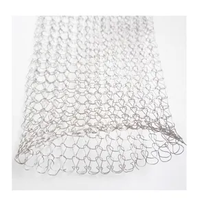 AISI304 316 310 430 904L tinned copper Inconel601 625 titanium metal stainless steel knitted wire mesh tube