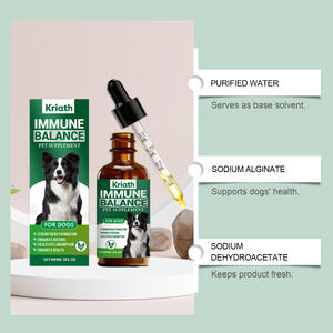 Integratore Naturale per Animali Domestici OEM GMP, Consegna Rapida, Etichetta Personalizzata, Gocce Liquide al Gusto di Bacon per Allergie e Sistema Immunitario per Cani - Product Image 3