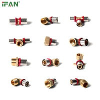 IFAN BS 7291 Best-seller Raccord de tuyau PEX PN25 Raccords de presse PEX de couleur rouge 16-63MM Raccords PEX en laiton de type complet pour l'approvisionnement en eau