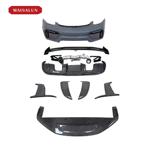 Kit carrosserie en fibre de carbone style <span class=keywords><strong>RS</strong></span> pour <span class=keywords><strong>Porsche</strong></span> <span class=keywords><strong>718</strong></span> Cayman <span class=keywords><strong>Boxster</strong></span> Lèvre de pare-chocs avant Diffuseur arrière Spoiler - Product Image 6