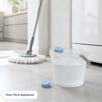 Tablettes nettoyantes solubles dans l'eau pour la cuisine, la salle de bain et le nettoyage multi-surfaces