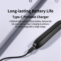 Rasoir corporel complet pour homme avec lame à grille flottante pour un rasage précis et doux, batterie au lithium haute capacité 600 mAh