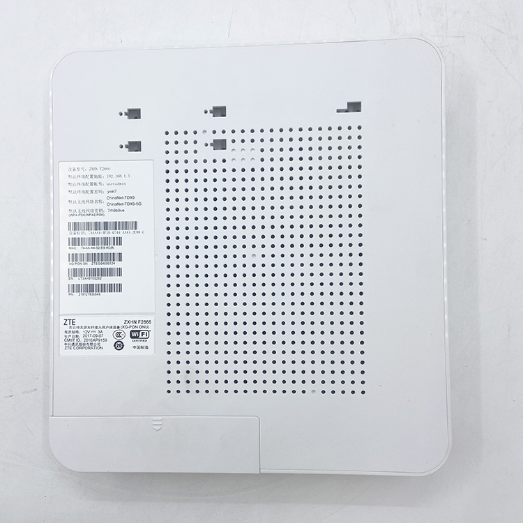 ZTE F2866 XGPON ONU - High-Speed Fiber Optic Wireless Equipment