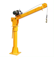 Mini grue portative de levage de camion à flèche pliante de voiture de 2 tonnes Petit pick-up Nouveau avec composants principaux Moteur et boîte de vitesses