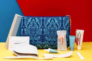 Perlengkapan Perjalanan Nyaman Grosir Set Sekali Pakai Bahan Coral Fleece untuk Maskapai Penerbangan dengan Masker Mata, Sandal, dan Penutup Telinga - untuk Hotel - Product Image 5