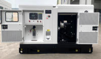 Generador Diésel de Reserva LINGGE de 20kw 30kw 40kw 50kw 25/30/40/50kva para Uso Doméstico, Insonorizado, con Motor Isuzu