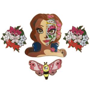 เข็มกลัดเคลือบลายการ์ตูนอนิเมะสำหรับติดหมวก เสื้อผ้า  แบบขายส่งไม่มีขั้นต่ำ  สามารถสั่งทำได้  วัสดุโลหะสีทอง  แฟชั่นตกแต่ง - Product Image 3