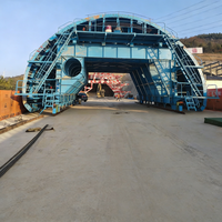 Chariot de revêtement hydraulique complet de type à faisceau d'aiguilles avec marche automatique pour les projets d'ingénierie de longs tunnels routiers