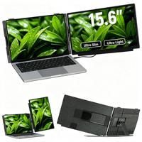 Écran d'extension portable pour ordinateur portable 15,6 pouces FHD 1080P IPS, double moniteur de voyage pour 14-17 pouces, Plug & Play pour Windows/Mac/Android/Switch