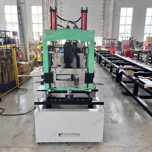 เครื่องขึ้นรูปม้วนโครงเหล็กมาตรวัดเบาพร้อมมอเตอร์เครื่องยนต์ PLC เกียร์และ37KW Bearing-380V - Product Image 2