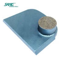 Outils de meulage au diamant SANG pour le nivellement et la préparation des surfaces 60 #   Bloc de meulage diamanté à bouton unique pour sols en béton