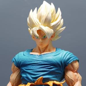 Statue de collection DBZ Goku Super Saiyan Blue avec visages interchangeables, <span class=keywords><strong>tenue</strong></span> détaillée et base de présentation pour collection de fans - Product Image 5