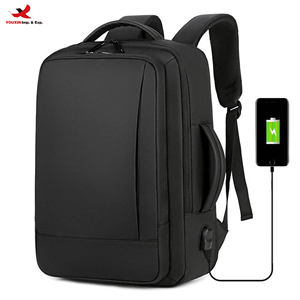 Men's Laptop Backpack Waterproof Expandable Business <b>Bag</b> with USB Charging Port <b>Computer</b> Daypack for Work RTS Bulk Mixed Order - Product Image 1