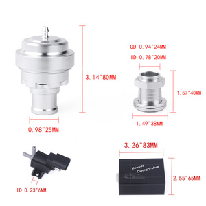 Válvula de Alivio de Presión para Motor Diésel RASTP BOV030 Plateada para Mejora y Ajuste de Sistemas de Motor - Product Image 2