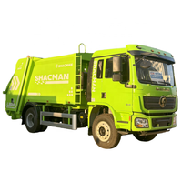 Camion compacteur à ordures neuf, 16 m3, grande capacité, camion à déchets, châssis Shacman, compacteur hydraulique, camion à ordures à vendre