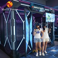 Simulateur de tir multijoueur 9D VR pour 4 joueurs avec garantie d'un an, prise en charge de la langue espagnole, jeux Zombie Park & Horror Battle