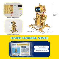 Kits scientifiques de robots à commande vocale DIY, jouets éducatifs intelligents de haute technologie STEM
