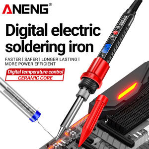 Soldador Eléctrico Digital ANENG <span class=keywords><strong>SL106</strong></span> de 60W con Enchufe Europeo, Temperatura Ajustable de 220V, Núcleo de Calentamiento de Cerámica, Herramienta de Soldadura - Product Image 6