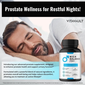 Capsule <span class=keywords><strong>Vita</strong></span> Men Balance Pro Ufficiali, Pillole per il Benessere della Prostata, Formula Naturale per il Supporto Energetico - Product Image 4