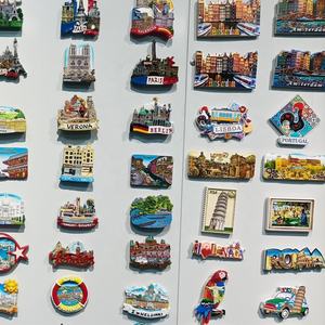 Aimant de réfrigérateur personnalisé Souvenir touristique de Dresde Allemagne France Suisse <span class=keywords><strong>Islande</strong></span> Allemagne Suède Aimant de réfrigérateur en résine et bois - Product Image 6