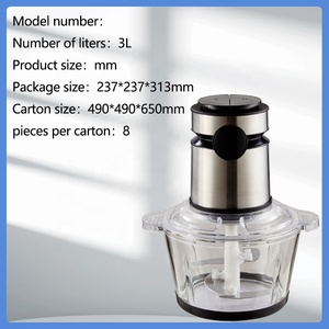 2025 New Arrival Điện Nhà Bếp Mixer Bộ Vi Xử Lý 2L 3L 5L Đa Chức Năng <span class=keywords><strong>3</strong></span> Trong 1 Mini Tỏi Thực Phẩm Chopper Thịt Mincer Máy Xay - Product Image 3