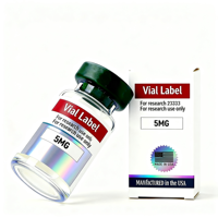 Étiquette holographique autocollante pour flacon, format spécial pour bouteilles en verre multi-usages de 10 ml