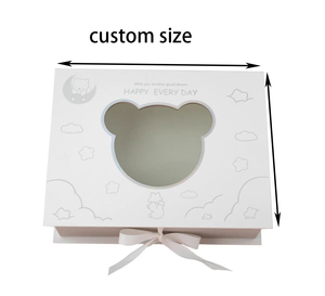 Caja de Regalo para Bebé de Un Año, Caja de Regalo Grande para Niños, Caja de Regalo de Lujo con Lazo para el Primer Mes - Product Image 2