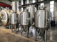 Cuve de Fermentation Conique 300L 3HL Fermenteur Isobare avec Chemise de Refroidissement pour la Production d'Alcool Matériau SUS304
