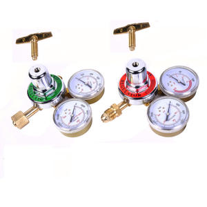 Régulateurs de pression en cuivre pur de style américain pour oxygène et acétylène CGA540 et CGA510 pour kit de soudage et de découpe - Product Image 5