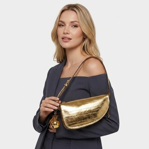 Sacs à bandoulière tendance en cuir d'alligator, <span class=keywords><strong>sac</strong></span> hobo avec bandoulière à cloche, sacs de créateur irréguliers, <span class=keywords><strong>sac</strong></span> bandoulière triangulaire - Product Image 5