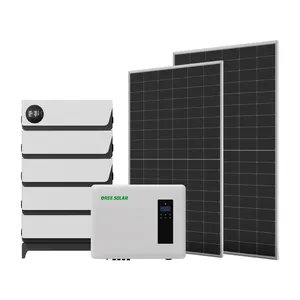 Bộ dụng cụ hệ thống năng lượng mặt trời Hệ thống lưu trữ năng lượng mặt trời trang trại hệ thống năng lượng mặt trời 5KW 10KW 15KW 20kW 25kw 30Kw cho nhà ở 220V