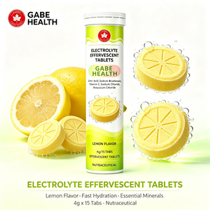 แท็บเล็ตอิเล็กโทรไลต์แบบ<span class=keywords><strong>ฟู่</strong></span> สูตรเฉพาะสำหรับ OEM แบรนด์ส่วนตัว รสเลมอน 15 <span class=keywords><strong>เม็ด</strong></span> 5 in 1 วิตามินซี เติมความชุ่มชื้นอย่างรวดเร็ว สำหรับกีฬา ฟื้นฟูพลังงาน ผลิตตามความต้องการ - Product Image 1