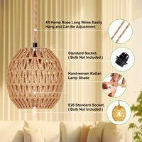 Branchez les luminaires suspendus Luminaire suspendu Luminaire suspendu Éclairage suspendu pour îlot de cuisine Lampe à brancher