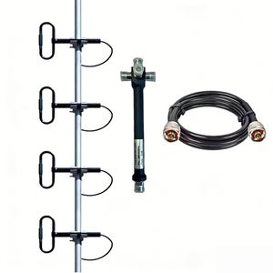 <span class=keywords><strong>Antena</strong></span> Yagi UHF <span class=keywords><strong>de</strong></span> Alta Ganancia con 4 Dipolos, 400-470MHz, 4 Bahías, con Divisor <span class=keywords><strong>de</strong></span> Potencia <span class=keywords><strong>de</strong></span> Cavidad y Cables - Product Image 1