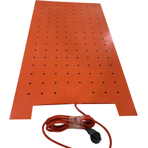 115V 230V 300W 500x900mm Flexible Silicone Rubber Dehumidification Heating Mat For <b>Floors</b> Drying - Product Image 2