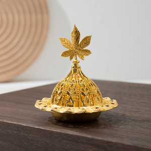 Altın Gümüş Çok Amaçlı Metal Tütsülükler Arap Dekorları Dini Kullanım İçin Orta Doğu Tütsü Yakıcı Mumluklar - Product Image 5