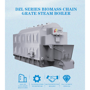 2ton completamente automatica caldaia orizzontale DZL 2000kg legno caldaia a vapore per uso industriale per la biomassa combustibile lavatrice - Product Image 3