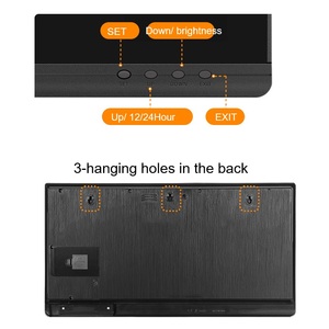 Horloge murale <span class=keywords><strong>calendrier</strong></span> numérique LED <span class=keywords><strong>de</strong></span> haute qualité <span class=keywords><strong>avec</strong></span> grand numéro affichage <span class=keywords><strong>de</strong></span> la température <span class=keywords><strong>de</strong></span> la date pour la décoration murale du salon à la maison - Product Image 5