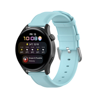 Correa de cuero de 20mm y 22mm para Samsung Active 2 40mm/44mm Gear S3 46mm Huawei Watch GT2 pulsera Galaxy Watch 4/Classic/3 46/42mm