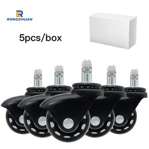 Bureaustoel Caster Wielen (Set Van 5) heavy Duty & Veilig Voor Alle Vloeren Inclusief Hardhout Vervanging Voor Bureau Vloer - Product Image 4