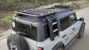 Escalera telescópica lateral para <span class=keywords><strong>Ford</strong></span> Bronco 2021-2023 4Dr 2Dr Instalación <span class=keywords><strong>de</strong></span> <span class=keywords><strong>carga</strong></span> superior dura en los rieles <span class=keywords><strong>de</strong></span> techo <span class=keywords><strong>de</strong></span> la versión más larga - Product Image 4