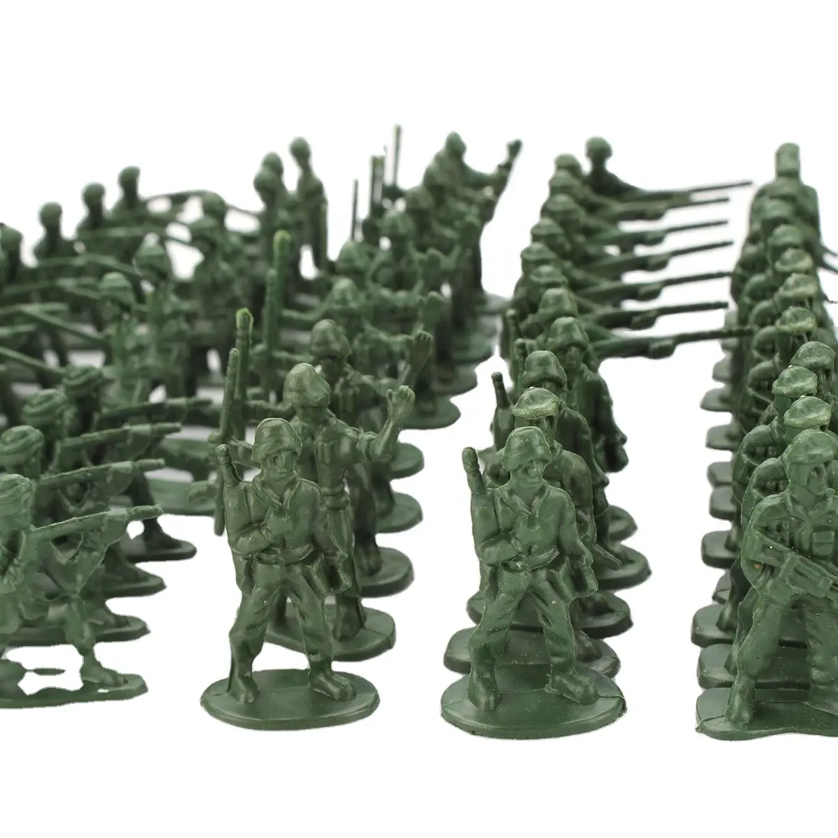 100ピース/セットMilitary Plastic Toy s Army Men Figures 12 Poses Gift Toy Model Action Figure Toys For Children Boys