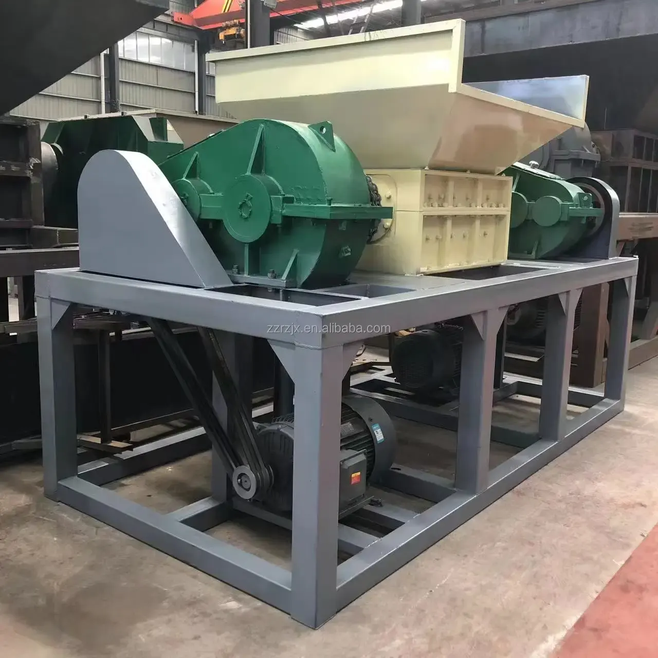 Stabiele Werking Industriële Plastic Shredder Computer Afval Recycling Voor Ijzer