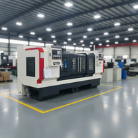 Torno CNC Horizontal de 4 Ejes HX-80180-120 Totalmente Personalizable y Económico con Control GSK para Mecanizado de Barriles