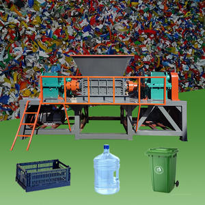 Solid Waste <b>Recycling</b> Shredding Machine Double Shaft Shredder Scrap Engine Metal Crusher Car Shell Shredder Machine for Sale - Product Image 3