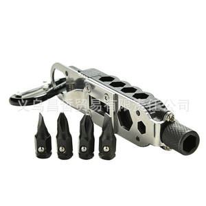 FervorFOX Mini kit d'outils de réparation de vélo portable, tournevis multifonction en métal avec ouvre-bouteille pour vélos de montagne - Product Image 1