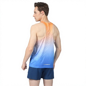 Camiseta Deportiva Transpirable para Hombre, Chaleco Deportivo Sublimado Personalizado, Camiseta sin Mangas para Entrenamiento - Product Image 4